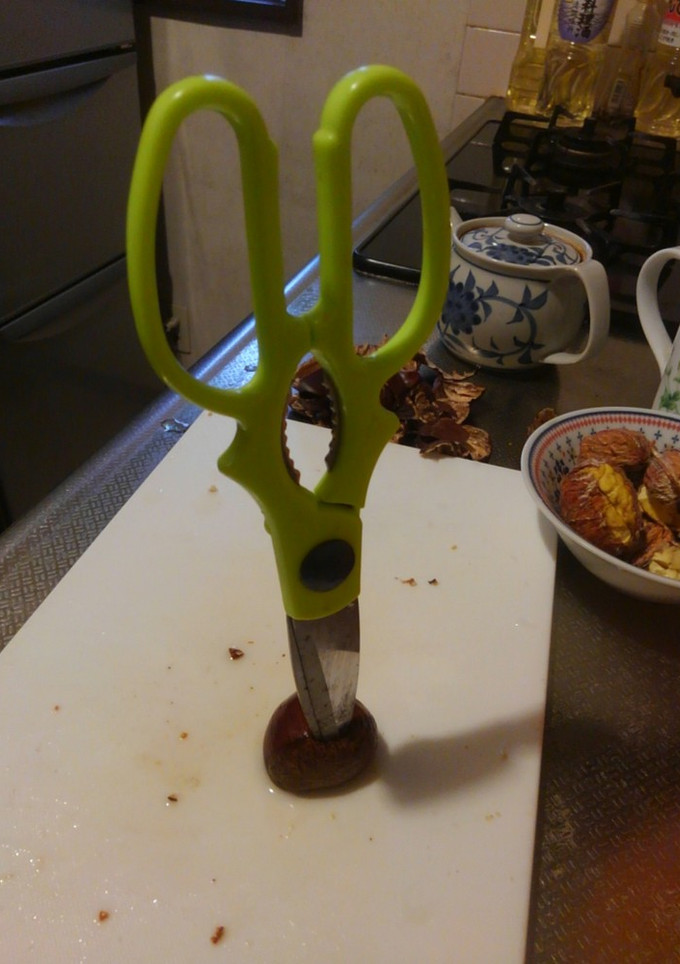 栗の皮むきから栗ご飯まで-レシピのメイン写真