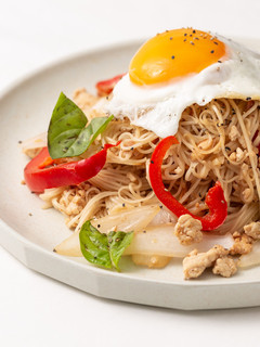 〜余りの素麺で〜 ガパオ風そうめん!-レシピのメイン写真