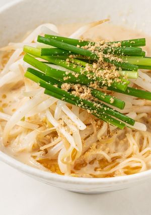 〜余りの素麺で〜 豆乳ごま味噌そうめん！-レシピのメイン写真