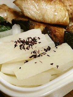 お弁当に♪大根の即席甘酢漬け-レシピのメイン写真