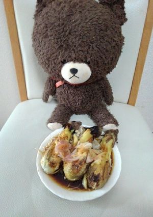 焼きナスのえのきをしいた生姜ミョウガのせ-レシピのメイン写真