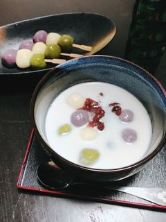 ココナッツミルクの冷たい白玉ぜんざい-レシピのメイン写真