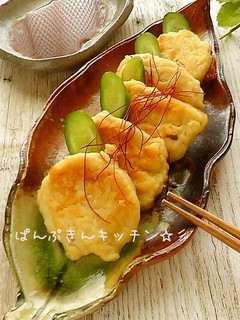 はんぺんとササミでフワフワひと口焼き⁂-レシピのメイン写真
