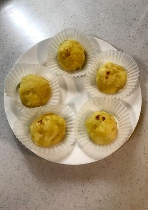 りんごとさつまいもで一口スイートポテト-レシピのメイン写真