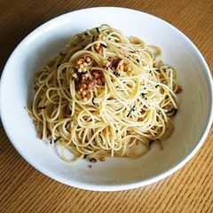 醤油バターのお茶漬けパスタ-レシピのメイン写真