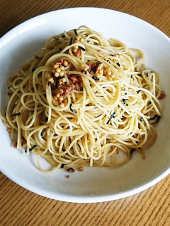 醤油バターのお茶漬けパスタ-レシピのメイン写真