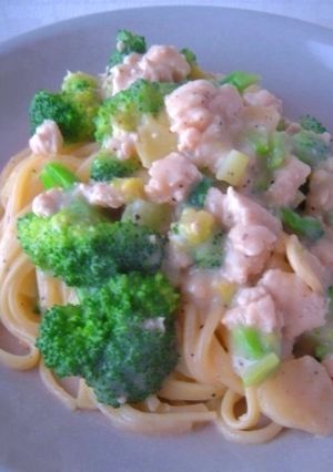 ＊パスタ★鶏とブロッコリーのクリーム-レシピのメイン写真