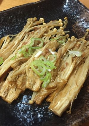 鯖味噌煮缶の汁deえのき焼き-レシピのメイン写真