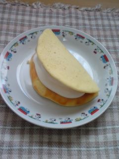 フライパンでバナナオムレツケーキ-レシピのメイン写真