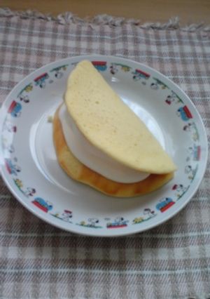 フライパンでバナナオムレツケーキ-レシピのメイン写真