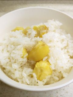 ほっくり甘い栗ごはん♪-レシピのメイン写真