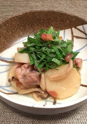 長芋と鶏の梅しょうゆ煮-レシピのメイン写真
