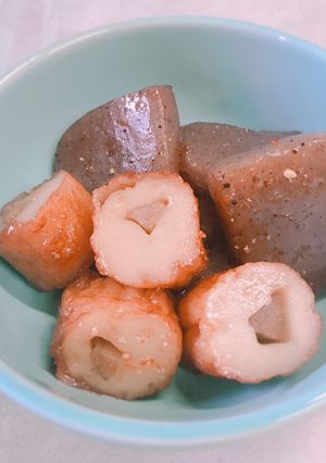 こんにゃくとごぼう天の甘辛煮-レシピのメイン写真