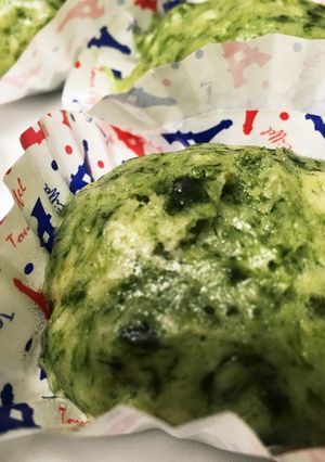 離乳食完了期☆簡単ほうれん草の蒸しパン-レシピのメイン写真