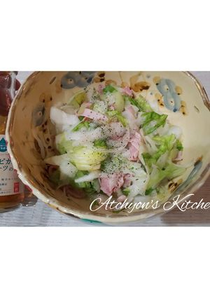 大根とレタスのフルーツビネガーサラダ-レシピのメイン写真