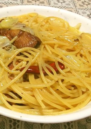 いわしの蒲焼缶パスタ-レシピのメイン写真