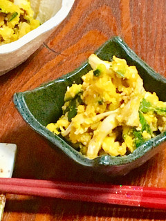 かぼちゃとエリンギの香ばし味噌和え♪-レシピのメイン写真