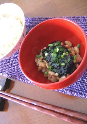 納豆にコレ！海苔の佃煮＆ごま油-レシピのメイン写真