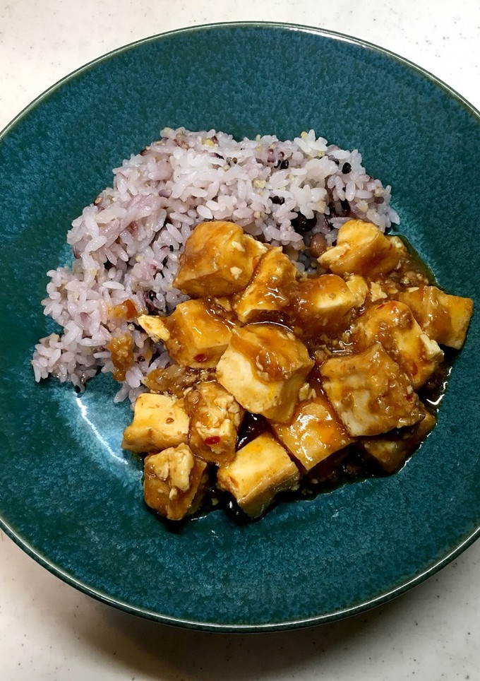 厚揚げ代用、麻婆豆腐丼-レシピのメイン写真