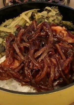 簡単魯肉飯！肉半分でヘルシー＆ボリューミ-レシピのメイン写真