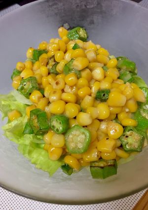 簡単美味しい☆コーンのホットサラダ！-レシピのメイン写真