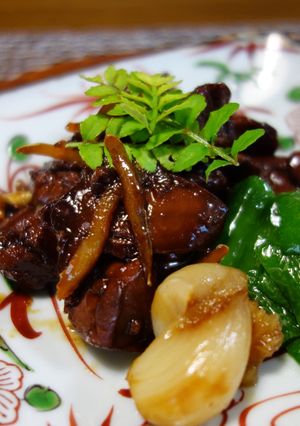 丸ごとにんにく入り！鶏レバーの生姜煮-レシピのメイン写真