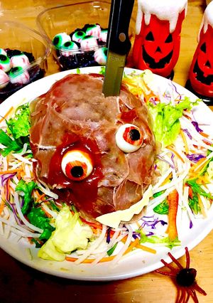 ハロウィンパーティーにゾンビ★ハンバーグ-レシピのメイン写真