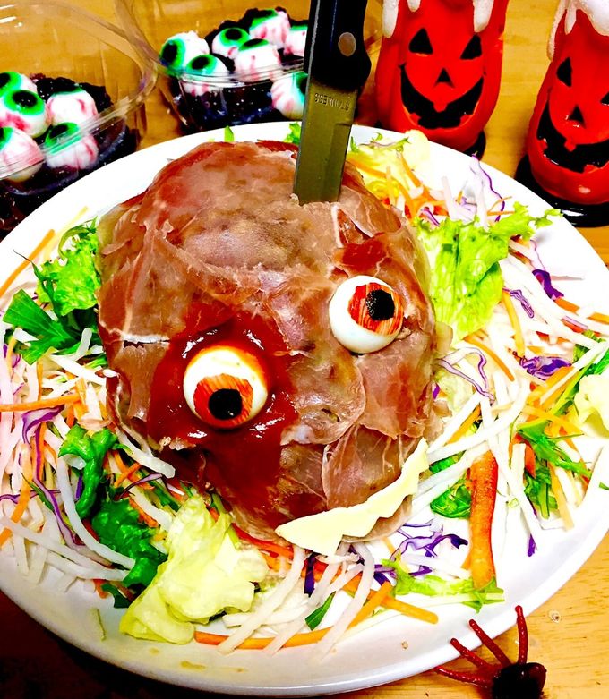 ハロウィンパーティーにゾンビ★ハンバーグ-レシピのメイン写真