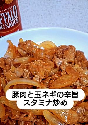 豚肉と玉ねぎの旨辛スタミナ炒め-レシピのメイン写真