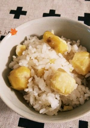 栗ごはん-レシピのメイン写真