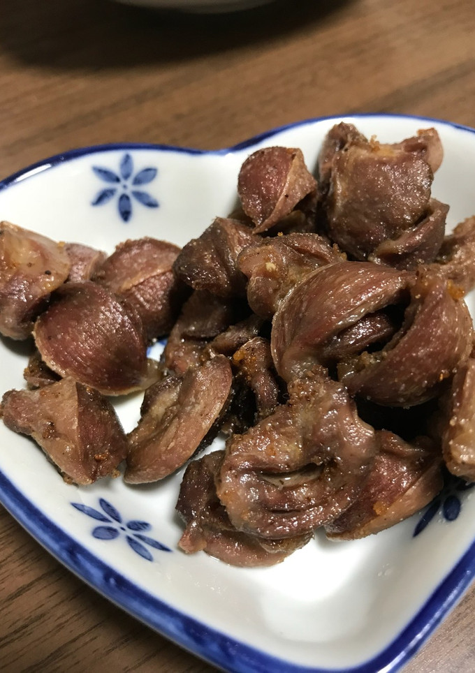簡単おつまみ！揚げるだけ!砂肝素揚げ-レシピのメイン写真