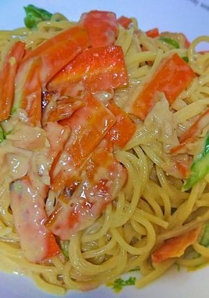 ありものでパパッと牛乳クリームパスタ-レシピのメイン写真