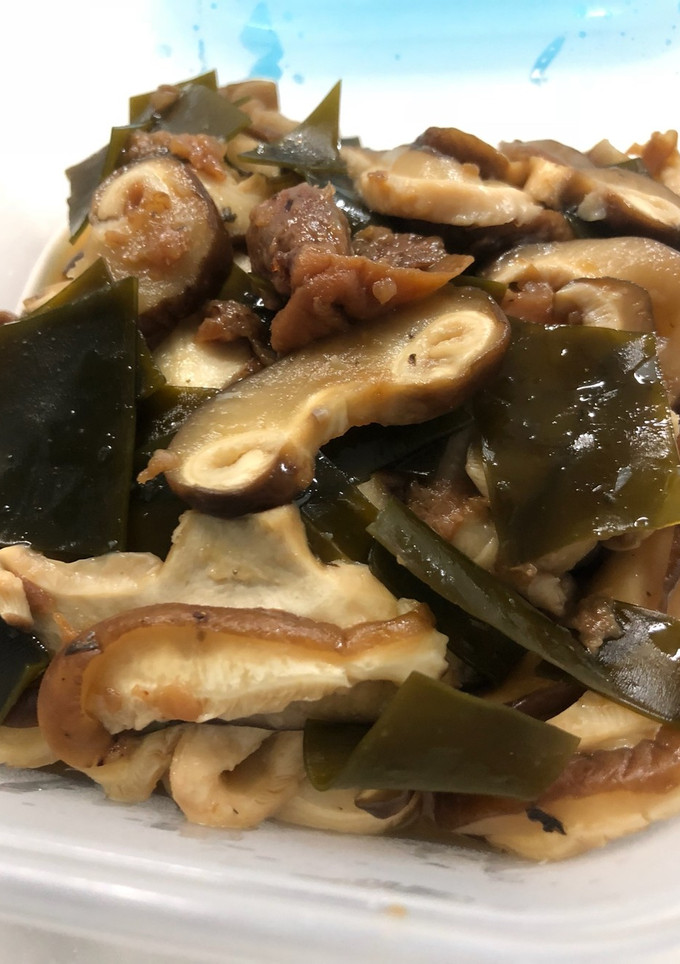ほっとする旨煮＾＾椎茸と昆布の梅煮-レシピのメイン写真