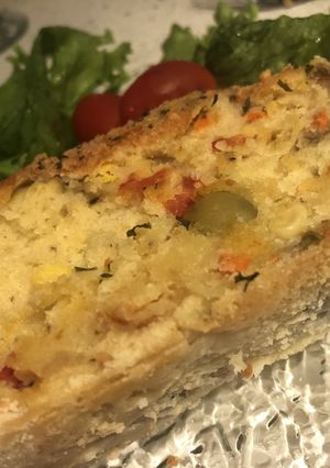 フランス簡単郷土料理ケークサレ-レシピのメイン写真