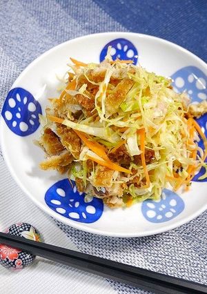 簡単！たっぷりアジフライきゃべつ-レシピのメイン写真