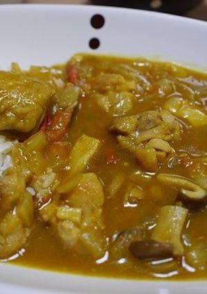 市販ルウを使わずチキンエリンギカレー-レシピのメイン写真