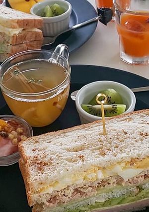 朝食に♪簡単美肌なサンドイッチ-レシピのメイン写真