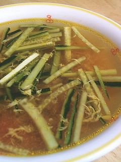 コンソメスープにきゅうり!?-レシピのメイン写真