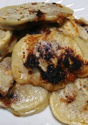 信州の茄子のおやき。祖母の味♪。.:*・-レシピのメイン写真