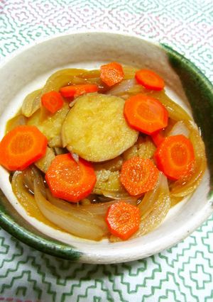 ◐●さつま芋と人参と玉ねぎの煮物●◑-レシピのメイン写真