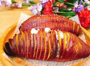 さつま芋＊ハッセルバックスイートポテト＊-レシピのメイン写真