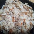 かしわご飯、あと混ぜ