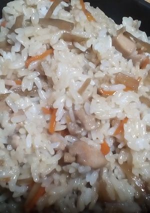 かしわご飯、あと混ぜ-レシピのメイン写真