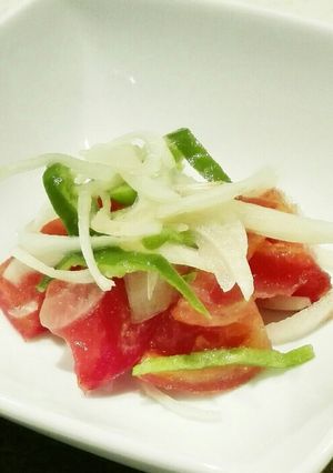 減塩　トマトのマリネ-レシピのメイン写真
