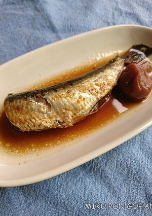 骨まで食べられる！イワシのこってり梅煮-レシピのメイン写真