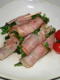 春菊のベーコン巻き-レシピのメイン写真
