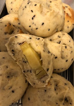 生地に米粉とさつまいも＆さつまいもパン-レシピのメイン写真