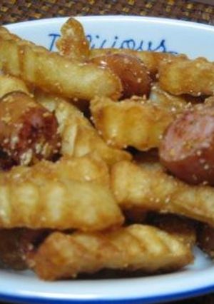 ポテトとウインナーのチーズからめ-レシピのメイン写真