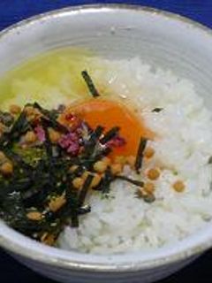 お茶漬け玉子飯-レシピのメイン写真