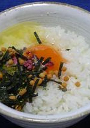 お茶漬け玉子飯-レシピのメイン写真